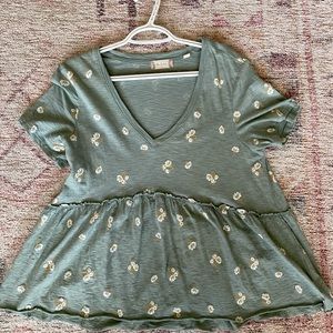 Altar’d State Babydoll Shirt